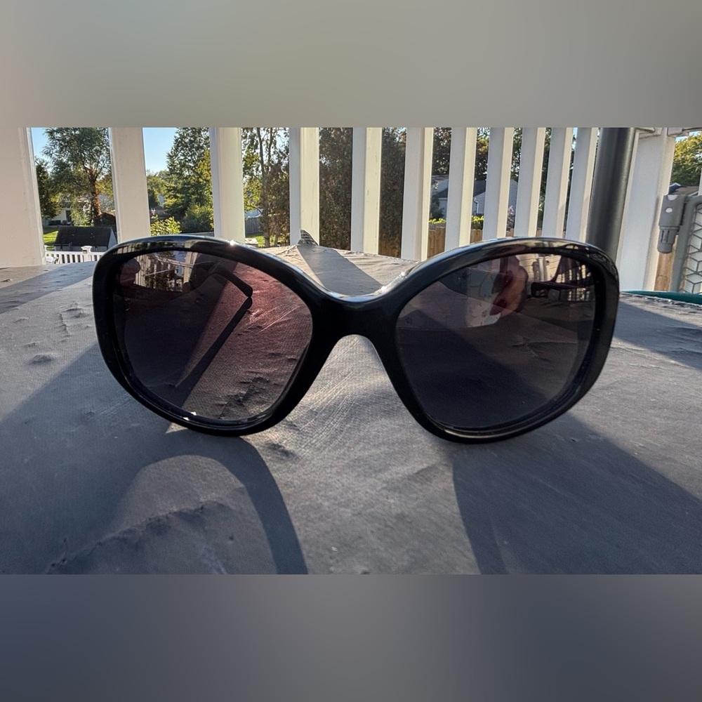 Burberry Black Oversized Sunglasses